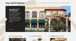 Desktop Screenshot of citycafeandbakery.com